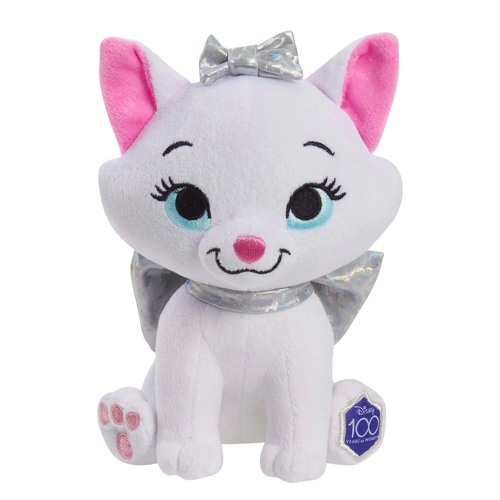 Just Play Disney100 Years of Wonder Marie Small Plush Stuffed Animal Officially Licensed Kids Toys for Ages 2 Up