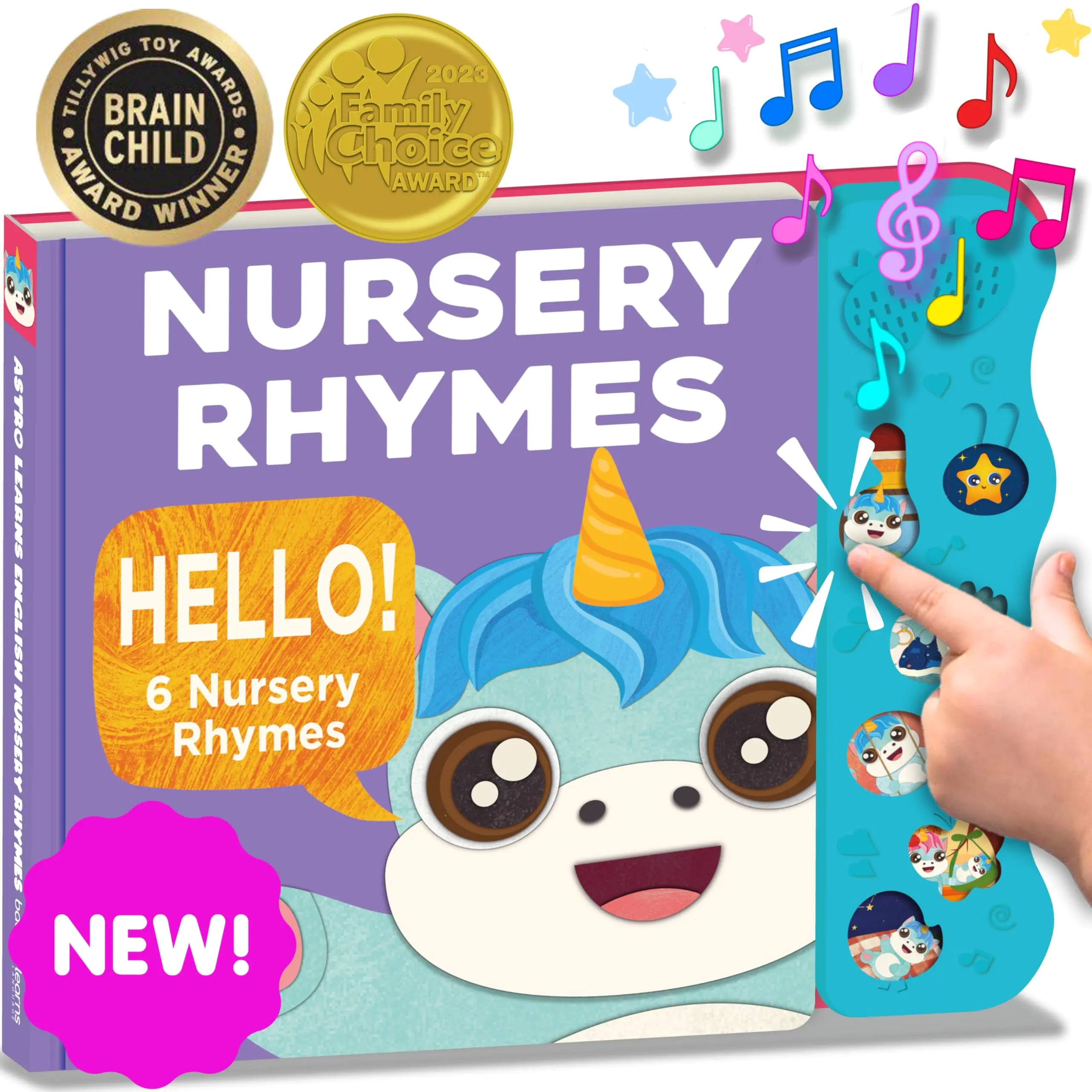 Nursery Rhymes & Learning Toys for Toddlers 1-3 1 Year Old Toys Nursery Rhyme Books Montessori Gifts Interactive Sound Books Talking Song Books & Musical Books for Boys & Girls Educational Toys